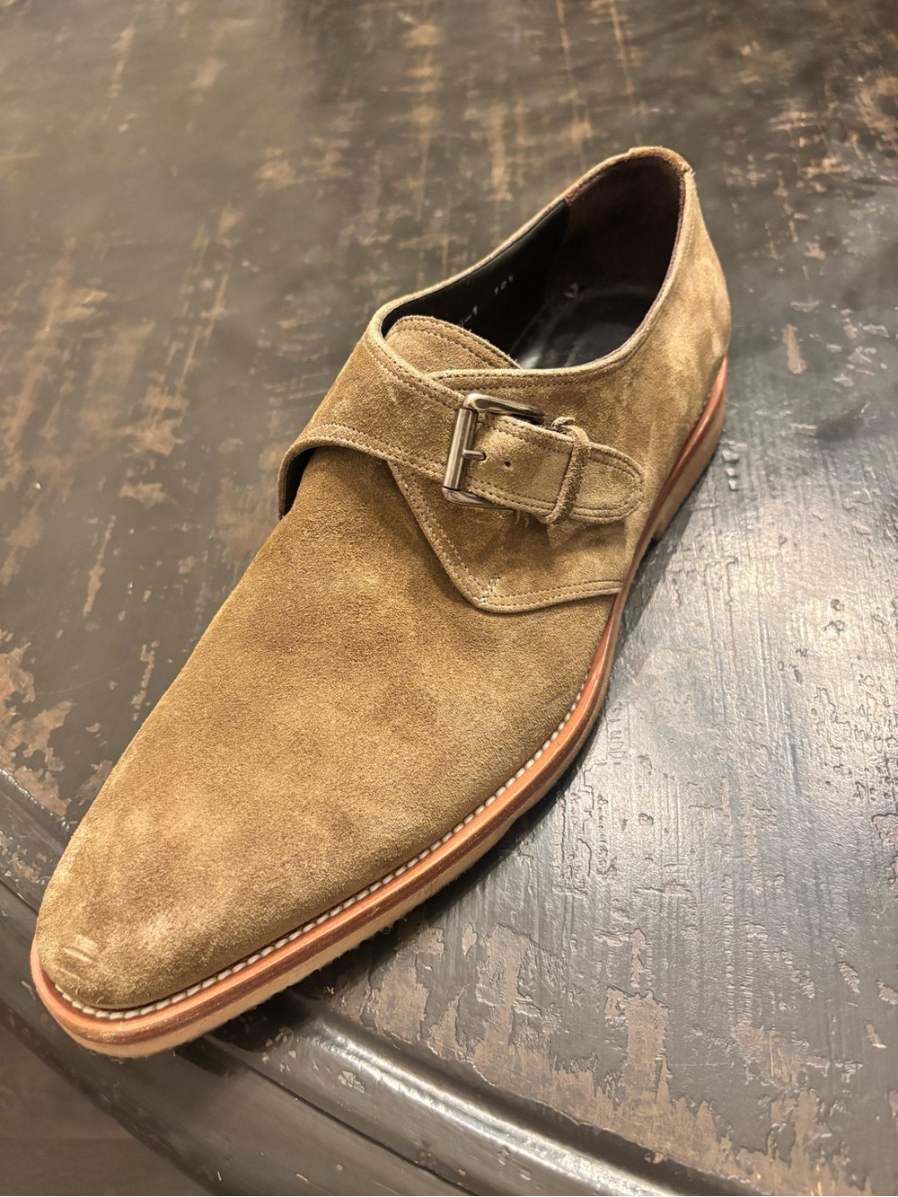 Too Boot New York Men's Bower Monk Strap Oxford Shoes Sz 10.5